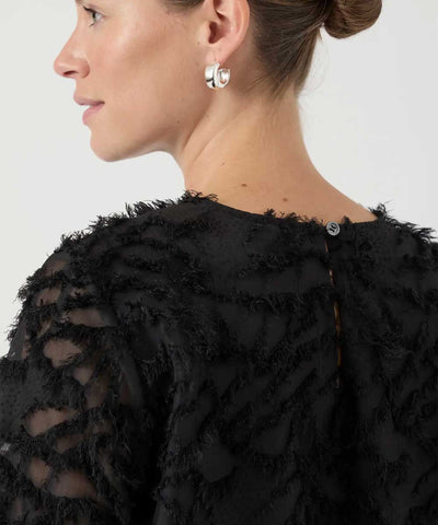 detaljer blus baktill