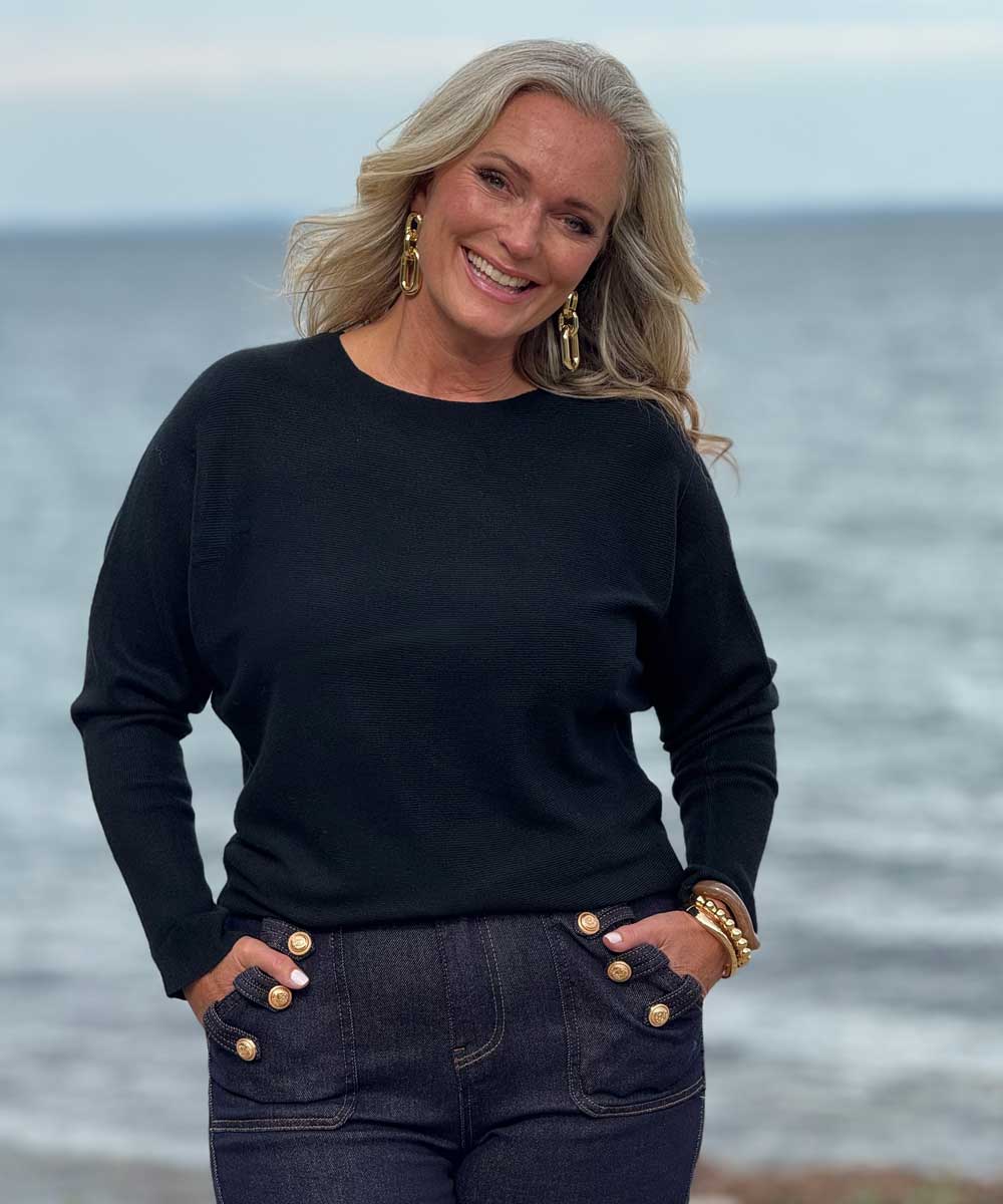 svart tröja