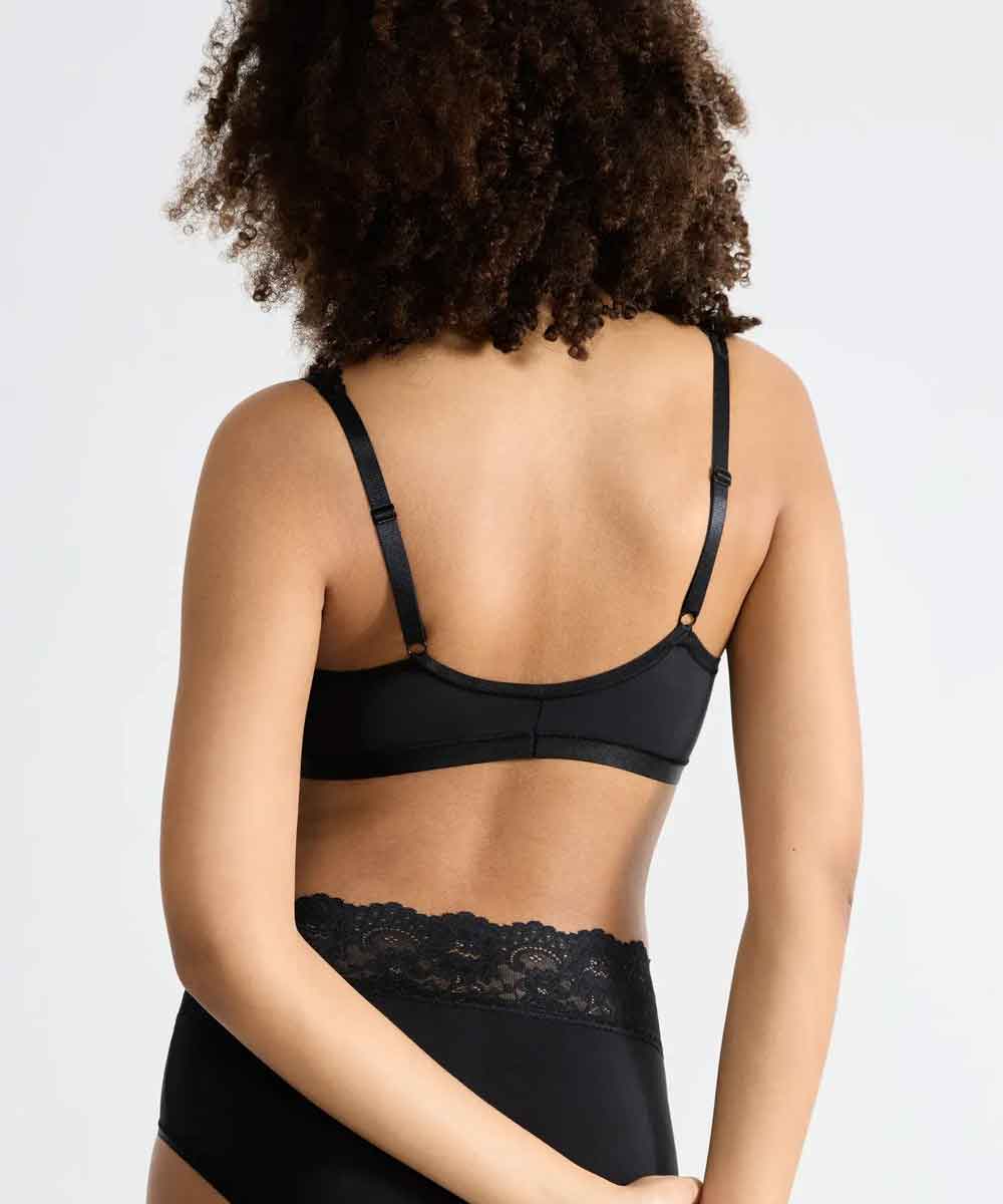 svart bh baksida