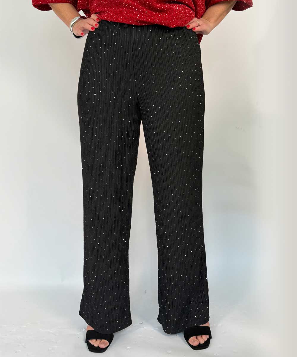 byxa i svart med strass