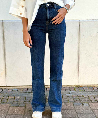 jeans med hög midja