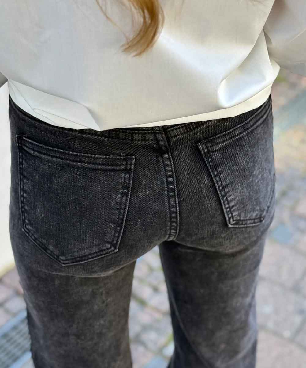 detaljer jeans baksida