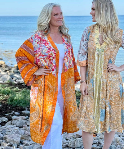 Kimono i orange