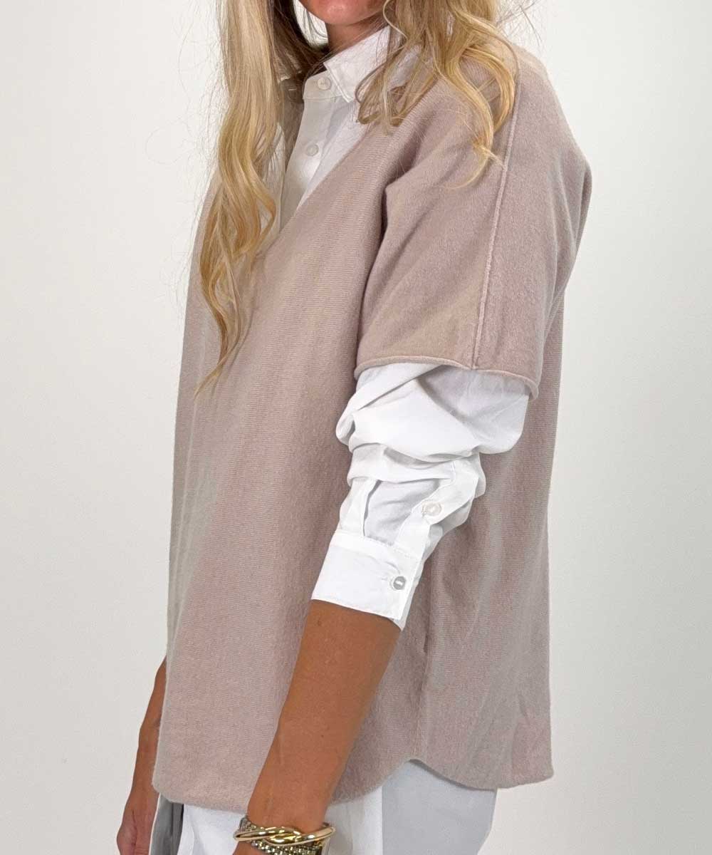 detaljer beige tröja
