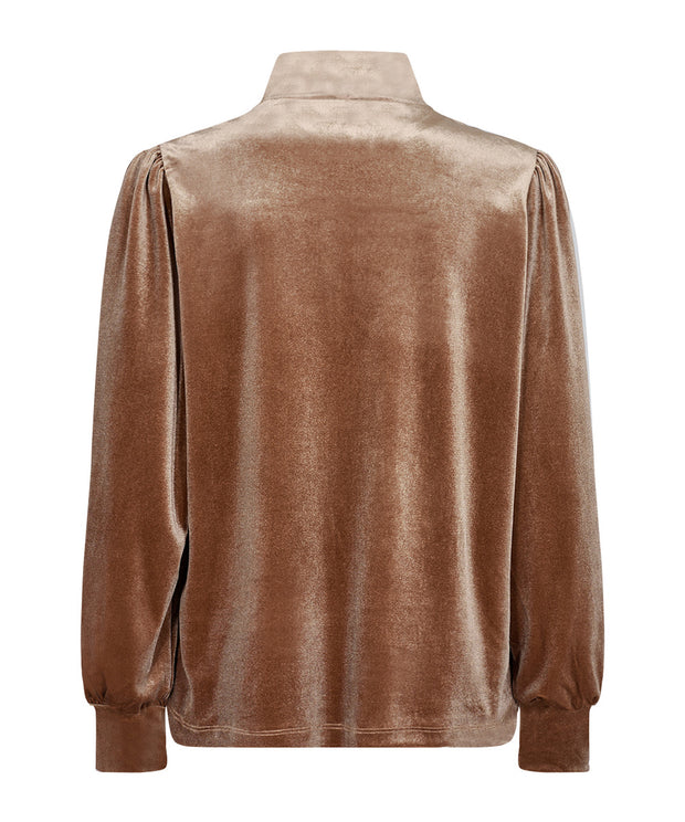 HERA 2 Velourpolo - Brun