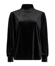 HERA 2 Velourpolo - Svart