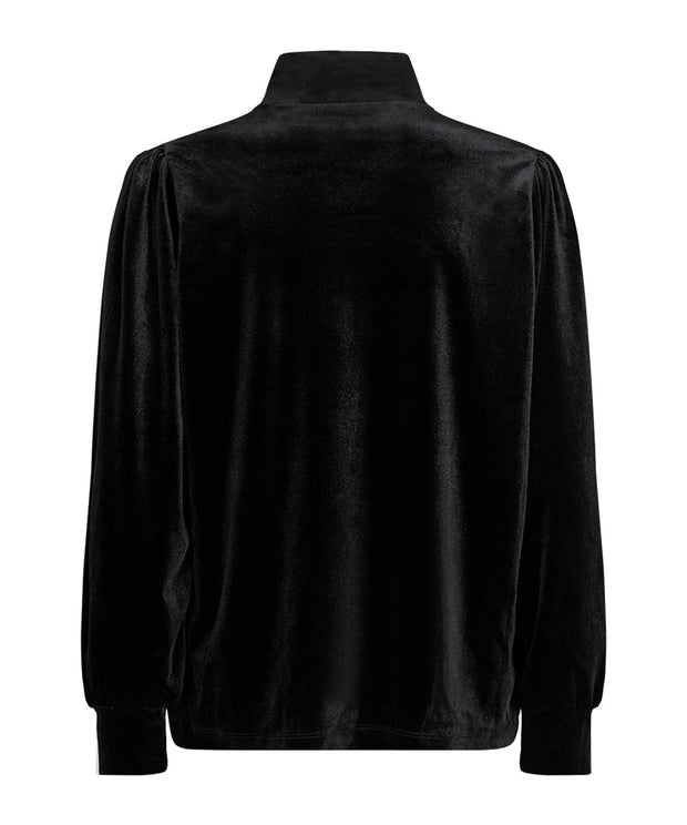 HERA 2 Velourpolo - Svart
