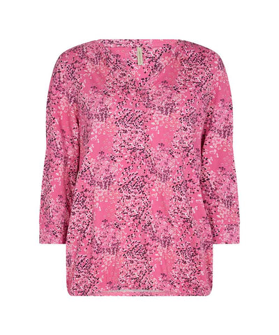 FELICITY AOP 408 Topp - Rosa