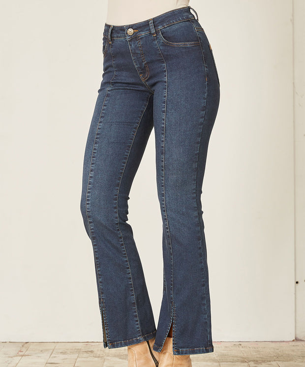 LIDO Split Jeans - Blå
