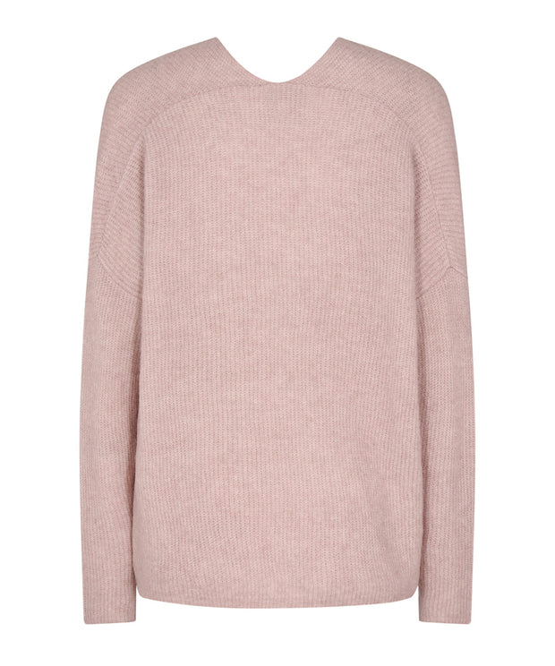 THORA V-neck Pullover - Rosa