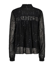 JEMANA Sequin Blus - Svart